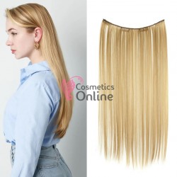 Extensie de par cu 4 Clips On delux simpla dreapta de 51 cm, Blond Mediu Mixt 39740